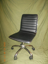 Load image into Gallery viewer, Black Modern Adjustable Office Chair